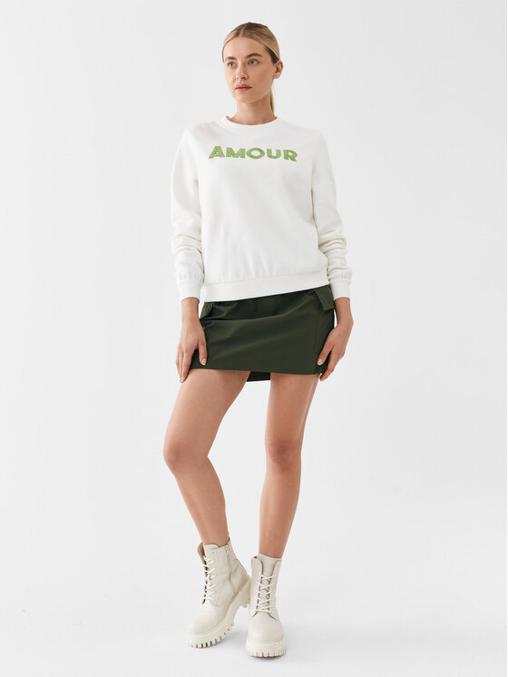 ONLY ONLY Bluza 15304436 Biały Regular Fit