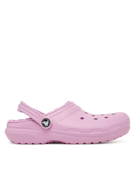Crocs Crocs Klapki Classic Lined Clog 207010 Różowy