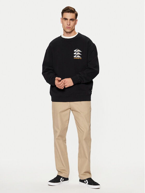 Quiksilver Quiksilver Μπλούζα Watson Lake EQYFT04976 Μαύρο Regular Fit