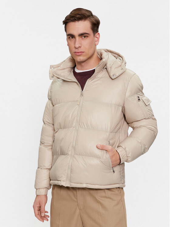 Brave Soul Brave Soul Geacă de iarnă MJK-JAREDSTONE Bej Regular Fit