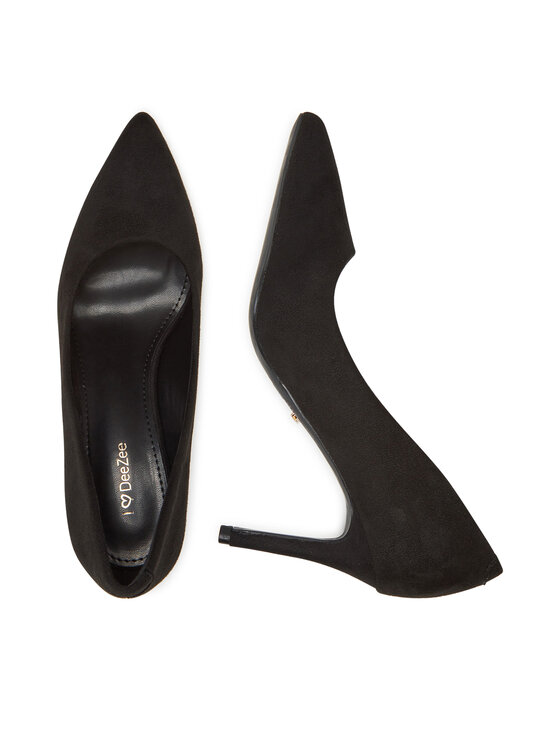 DeeZee DeeZee Pantofi cu toc subțire IV-DBC Negru