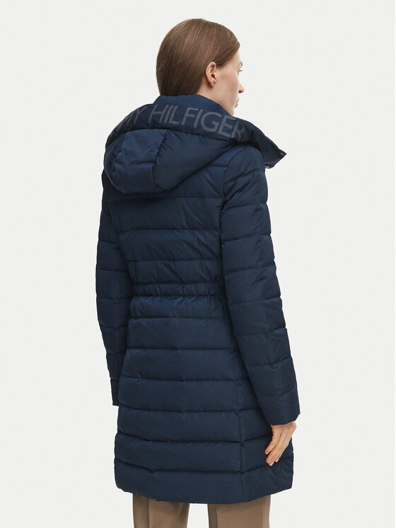 Tommy Hilfiger Tommy Hilfiger Пухено яке WW0WW51111 Тъмносин Regular Fit