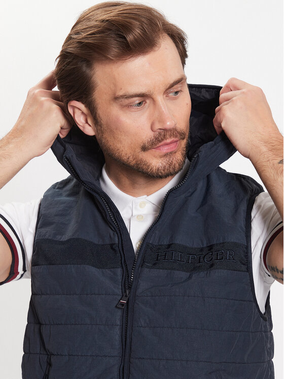 Tommy Hilfiger Tommy Hilfiger Weste MW0MW31637 Dunkelblau Regular Fit