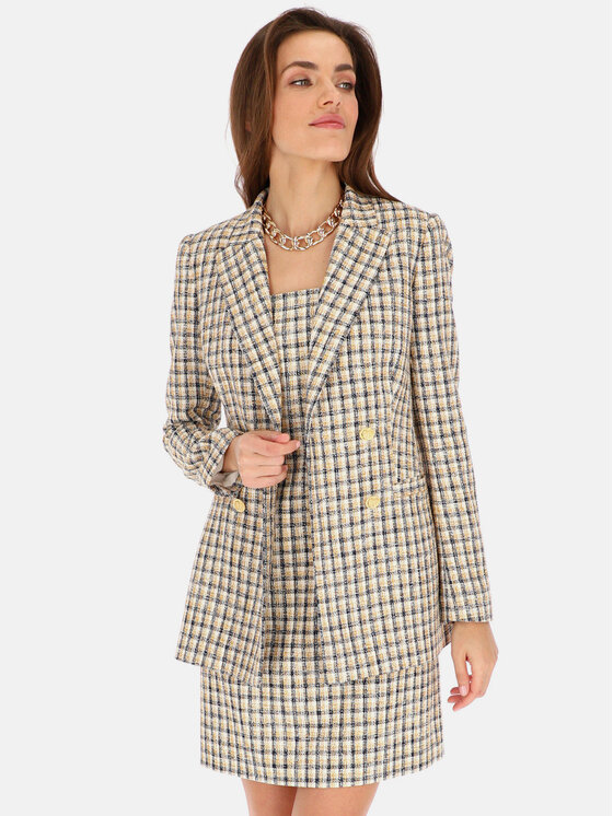 L’AF L’AF Marynarka Liberty Biały Slim Fit