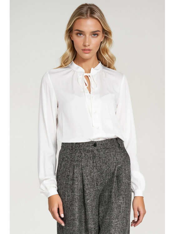 NIFE NIFE Halenka B203 Écru Regular Fit