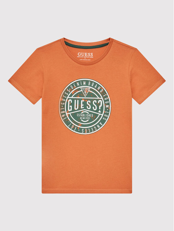 T-shirt L2YI44 K8HM0 Arancione Regular Fit