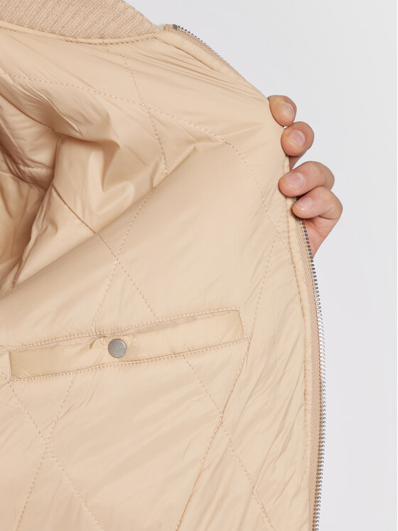s.Oliver s.Oliver Kurtka bomber 2117853 Beżowy Regular Fit