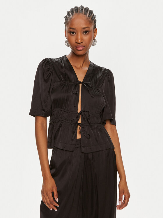 Munthe Munthe Блузка Osh 242101524230 Чорний Regular Fit