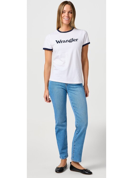 Wrangler Wrangler Jeansy Straight 658 Niebieski Straight Fit