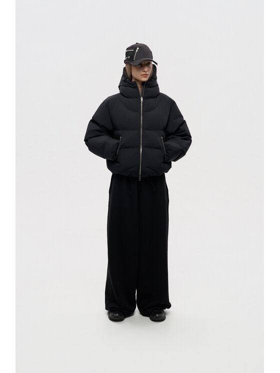 2005 2005 Kurtka puchowa Puffer Czarny Oversize