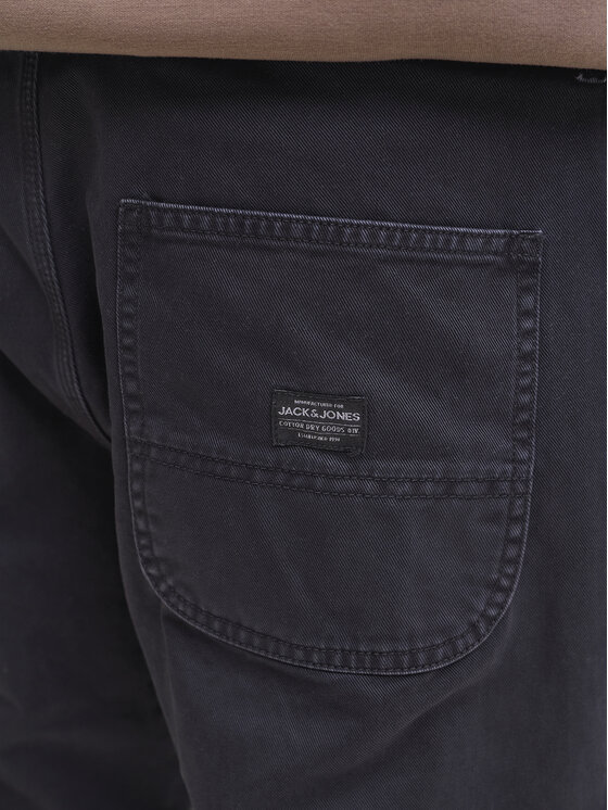 Jack & Jones Jack & Jones Spodnie materiałowe Alex 12288528 Czarny Baggy Fit