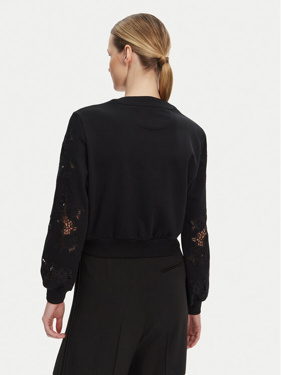Guess Guess Pletena jopica W5GQ11 KCWY1 Črna Regular Fit