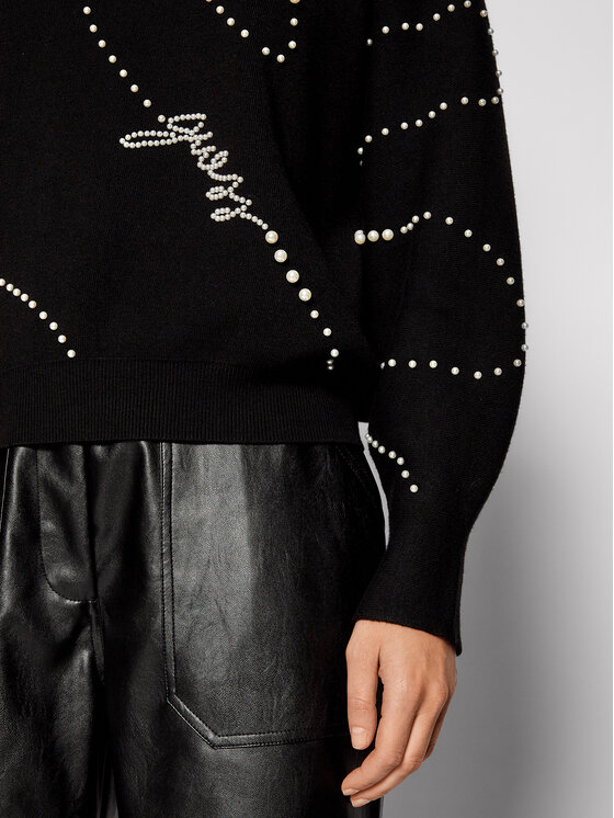 Guess Guess Megztinis Ginny W1BR25 Z26I0 Juoda Regular Fit