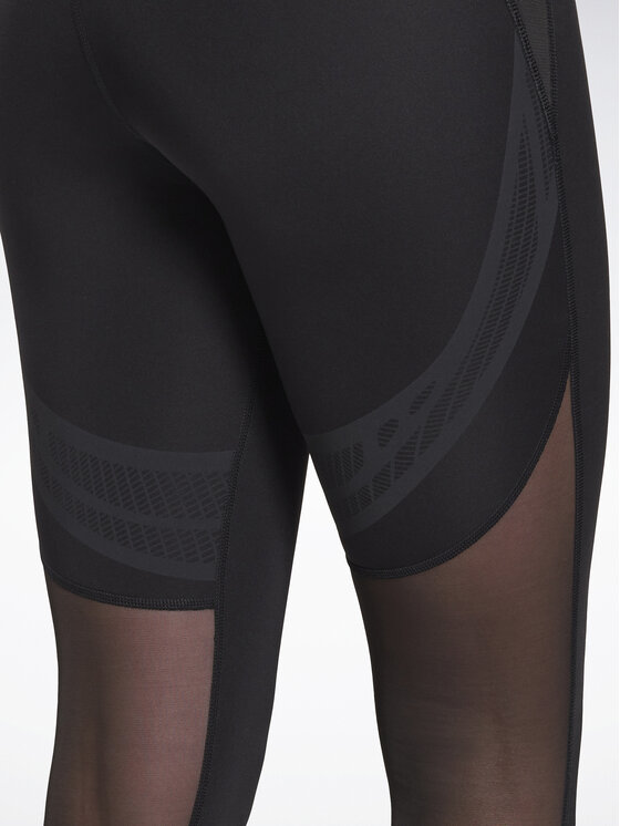 Reebok Reebok Legíny Lux Perform Leggings HF6411 Čierna