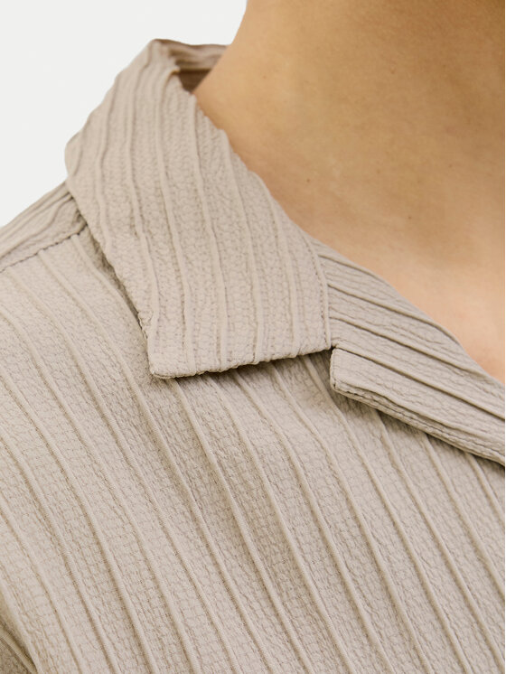 Jack & Jones Jack & Jones Košeľa Massimo 12269640 Béžová Relaxed Fit