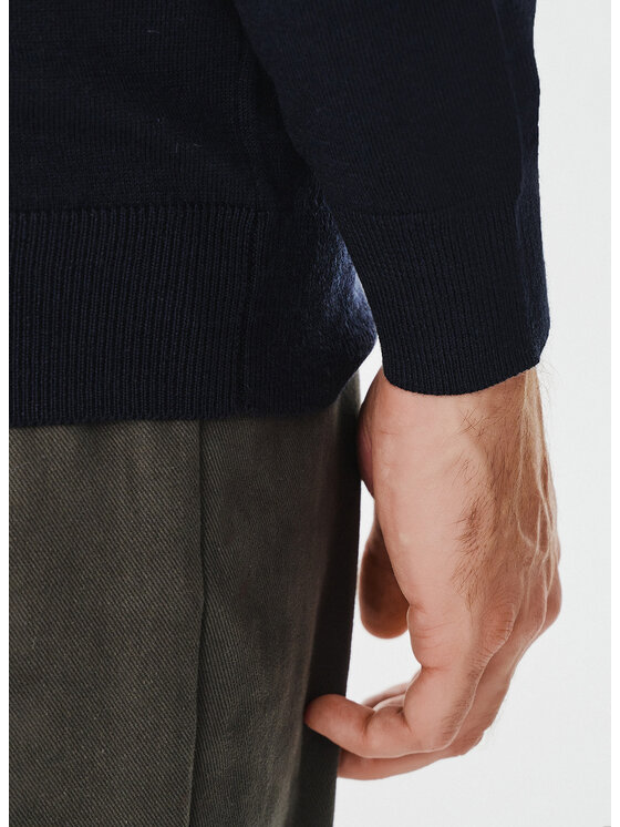 Pako Lorente Pako Lorente Sweter P24WF-2X-015 Granatowy Classic Fit