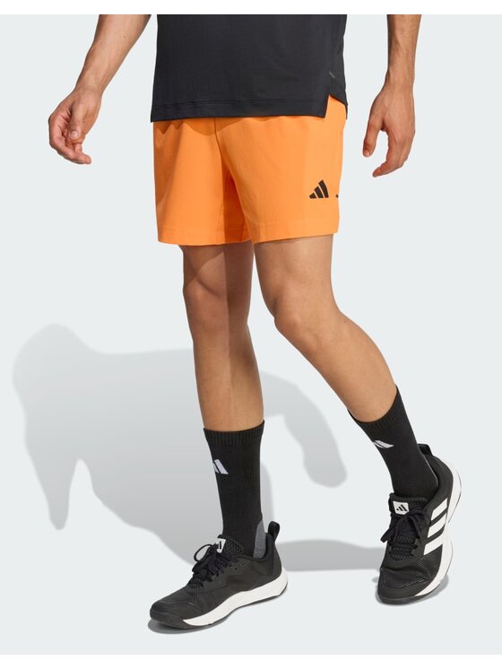 adidas adidas Szorty sportowe 158896 Pomarańczowy Regular Fit