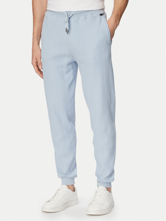 BOSS BOSS Pantaloni da tuta Structure 50540577 Azzurro chiaro Regular Fit