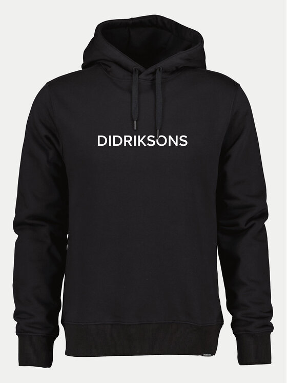 Didriksons Mikina Ven 505550 Čierna Regular Fit