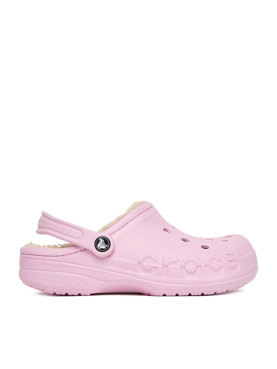 Crocs Crocs Чехли C-BAYA LINED CLOG 205969-6GD Розов