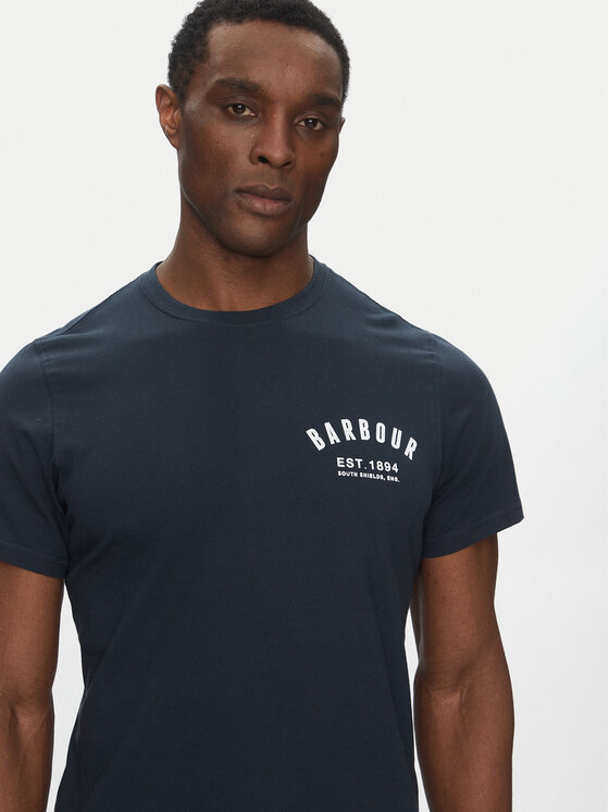 Barbour Barbour T-krekls Preppy MTS0502NY31 Tumši zils Tailored Fit