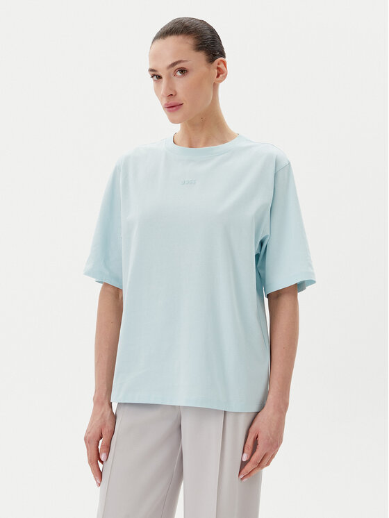 BOSS BOSS T-shirt C_Enis 50523256 Tirkizna Oversize