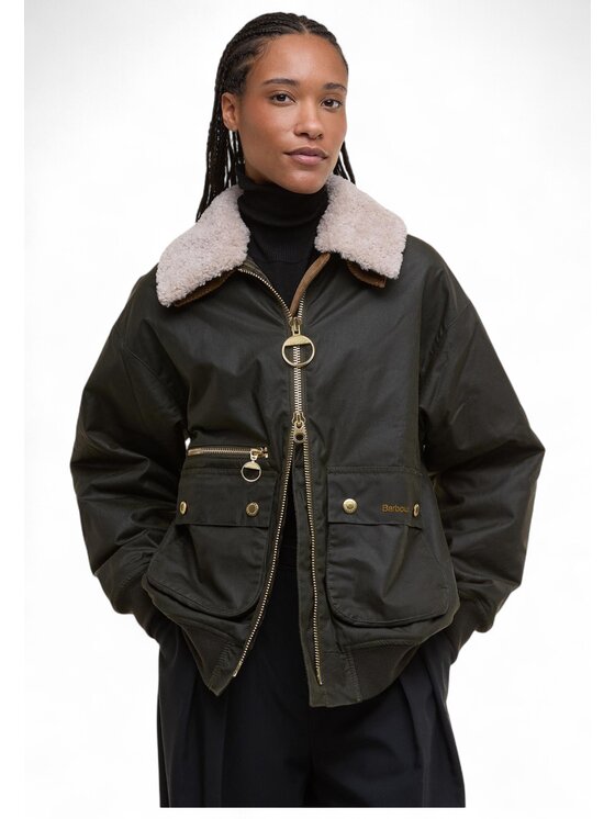 Barbour Barbour Cappotto q-dav-59567 Verde Regular Fit