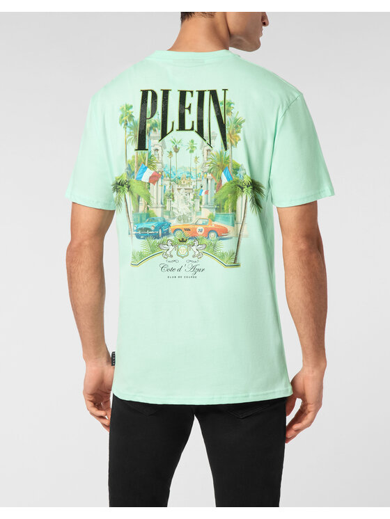 PHILIPP PLEIN PHILIPP PLEIN T-Shirt 24929 Zielony Regular Fit