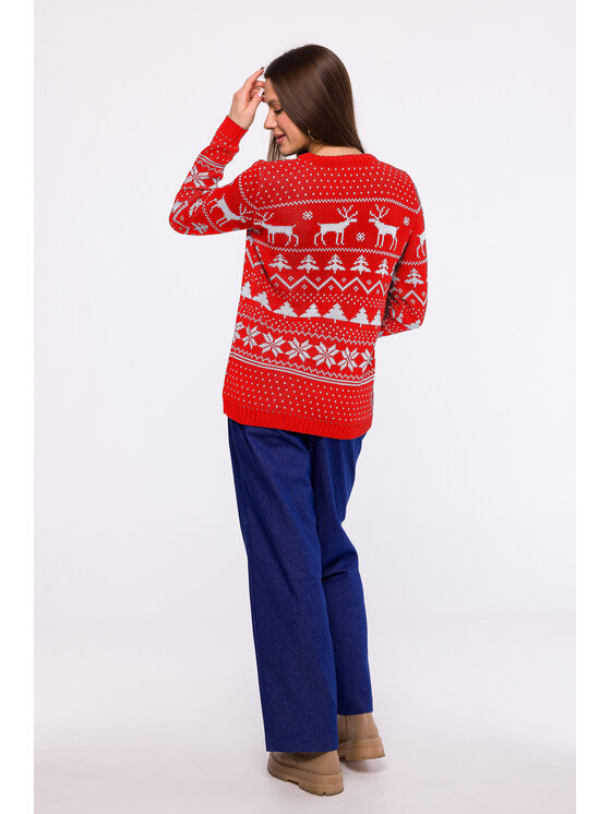 Made of Emotion Made of Emotion Maglione MXS09 Rosso Comfort Fit