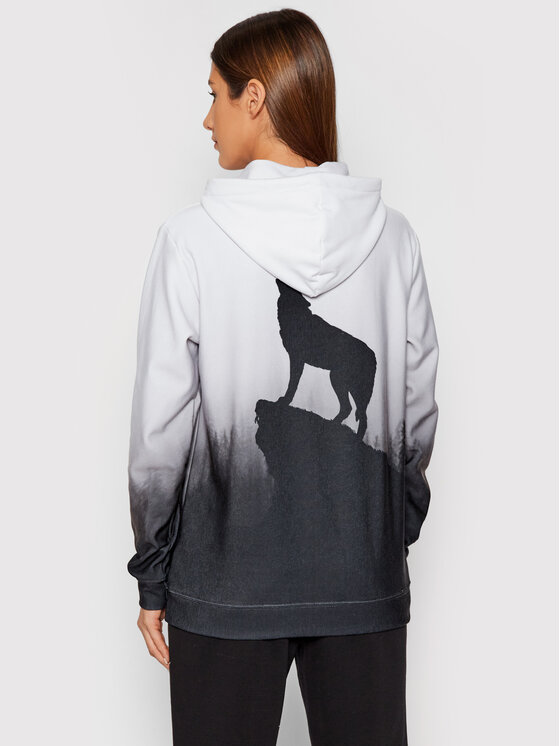 Mr. GUGU & Miss GO Mr. GUGU & Miss GO Μπλούζα Unisex Shadow Of Wolf Γκρι Regular Fit