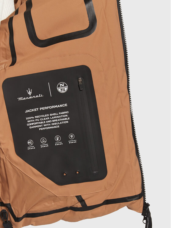 North Sails North Sails Μπουφάν χειμωνιάτικο MASERATI Oceano 450122 Καφέ Regular Fit