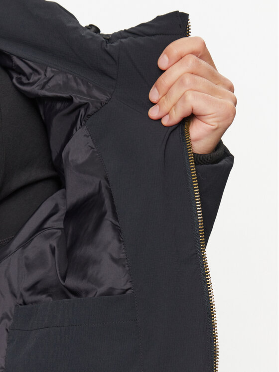 Wrangler Wrangler Μπουφάν μεταβατικό 112341014 Μαύρο Oversize