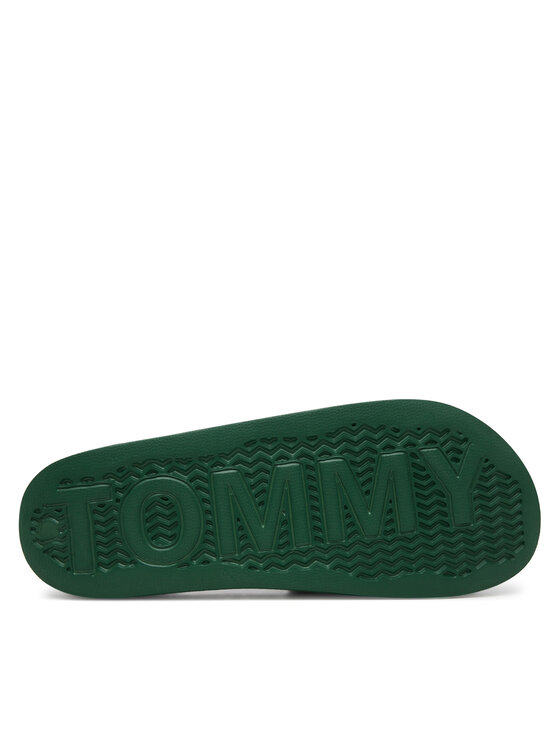 Tommy Jeans Tommy Jeans Şlapi Tommy Jeans Pool Slide Ess EM0EM01191 Verde