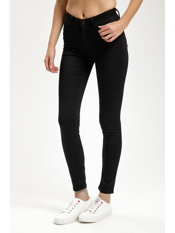 Cross Jeans Cross Jeans Jeansy N 497-189 Czarny Skinny Fit
