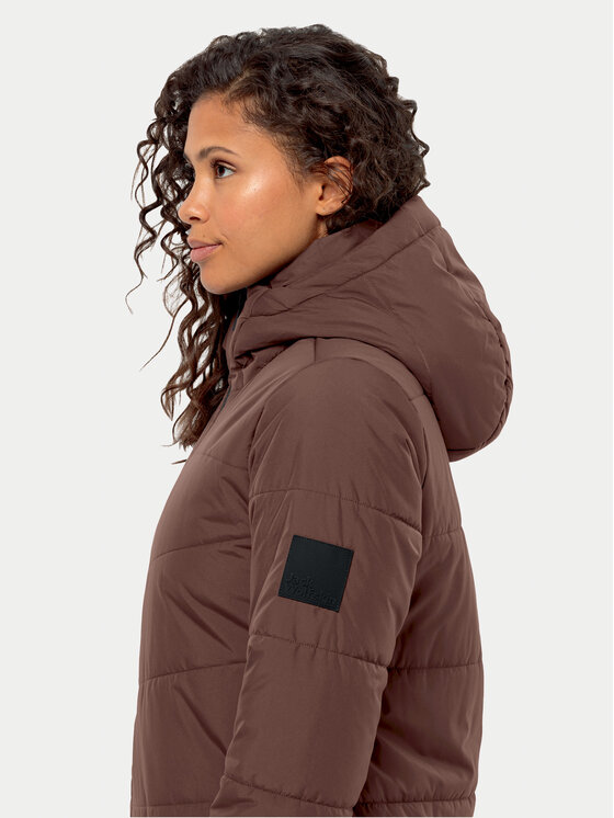 Jack Wolfskin Jack Wolfskin Žieminė striukė Deutzer Coat 1207501 Vyšninė Regular Fit