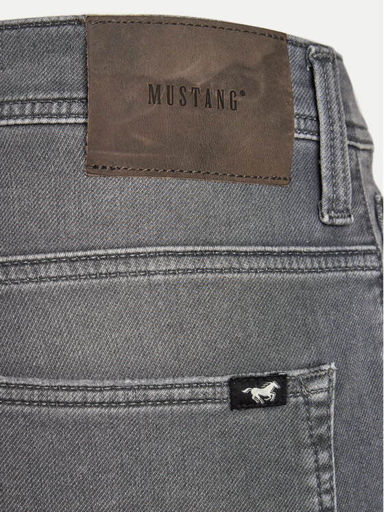 Mustang Mustang Pantaloni scurți de blugi Chicago 1014890 Gri Regular Fit