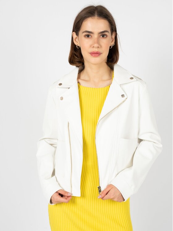 Silvian Heach Silvian Heach Kurtka przejściowa GPP23302GB Biały Slim Fit