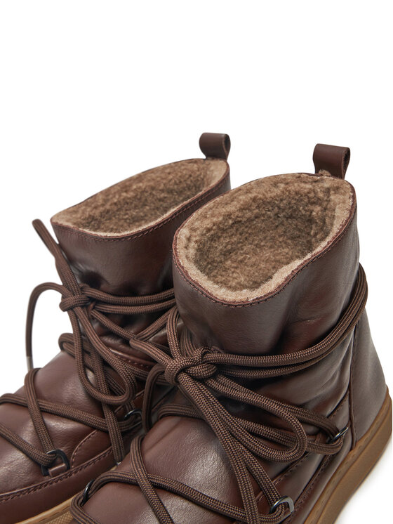 Inuikii Inuikii Μπότες Χιονιού Full Leather 55102-087 Καφέ