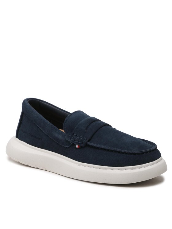 Tommy Hilfiger Mocassins Hybrid Loafer FM0FM04440 Bleu marine