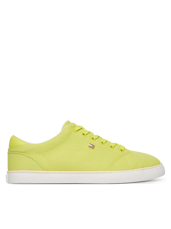 Tommy Hilfiger Tommy Hilfiger Teniszcipő Th Low Profile Vulc Canvas FW0FW09102 Sárga