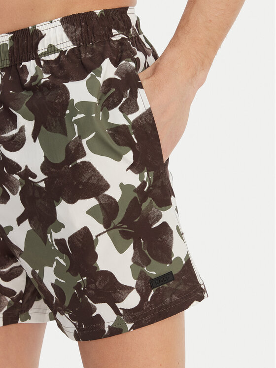 BOSS BOSS Pantaloncini da bagno Pike 50561145 Verde Regular Fit