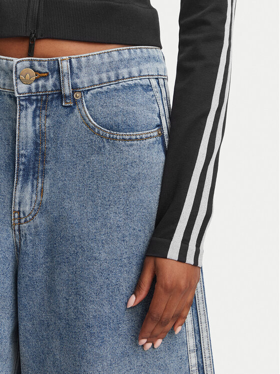 adidas adidas Μπλούζα Essentials 3 Stripes Seamless Tracktop KX8420 Μαύρο Slim Fit