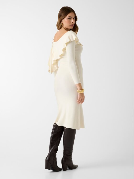Guess Guess Sukienka codzienna 181240 Biały Classic Fit