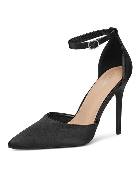 DeeZee DeeZee Pantofi cu toc subțire AL9631-6 Negru