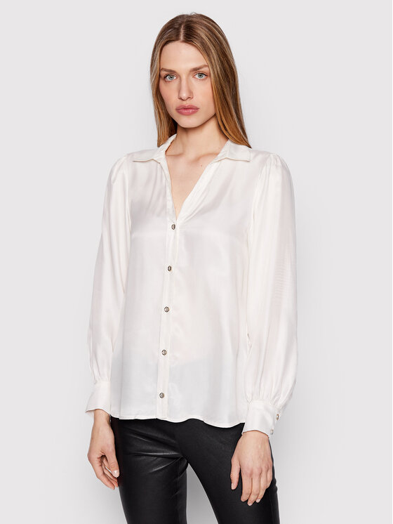 Karen by Simonsen Hemd Misty 10103987 Weiß Regular Fit | Modivo.de