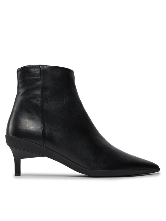Botine Calvin Klein Wrapped Stil Ankle Boot 50 HW0HW01838 Negru