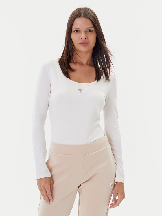 Guess Damskie Body, rozmiar S, Écru, V4YP07 J1314