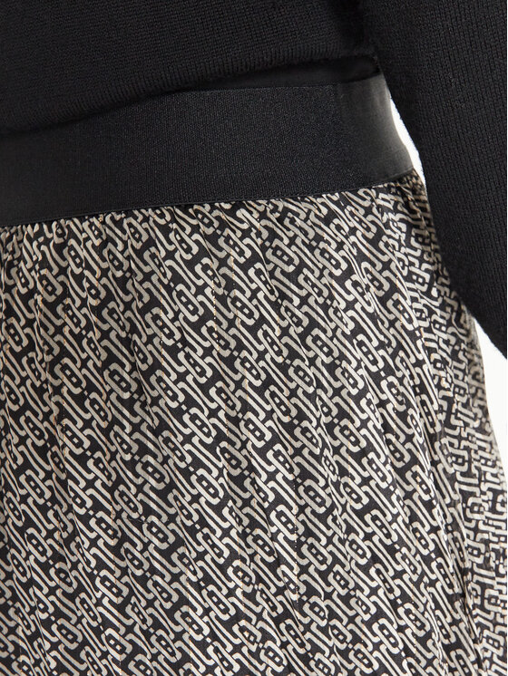 Morgan Morgan Faltenrock 242-JPLISY Grau Regular Fit