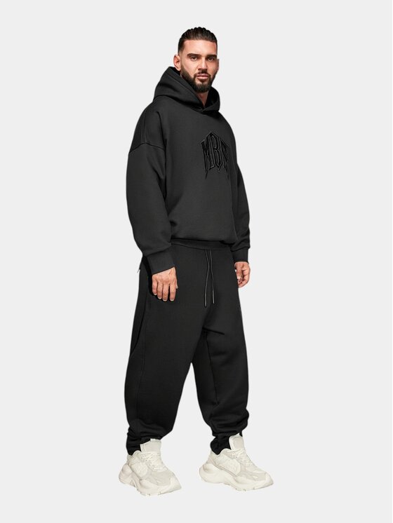 MADE BY SOCIETY MADE BY SOCIETY Kurtka anorak MBS - H17621 Czarny Basic Fit