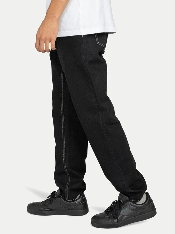 Element Element Дънки Regular 5 Denim ELYDP00131 Черен Tapered Fit